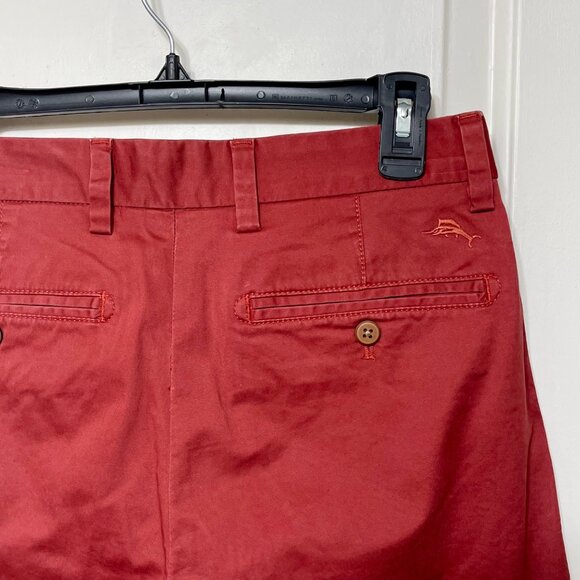 New Tommy Bahama Mens Flat-Front Cotton Shorts Size 30 / 10” Inseam - Picture 5 of 7